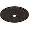 Ekena Millwork Oakleaf Ceiling Medallion (Fits Canopies up to 6 1/4"), 29 1/8"OD x 3 5/8"ID x 1"P, Stone Hearth CM29OASHF - alternate 4
